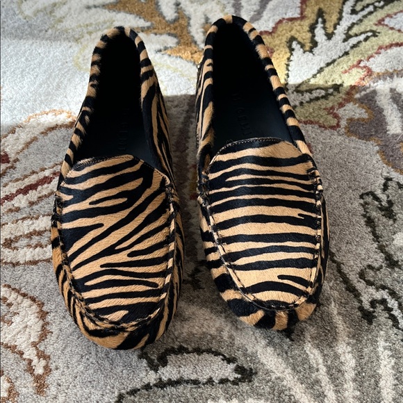 M. Gemi Shoes - M. Gemi New zebra calf hair drivers